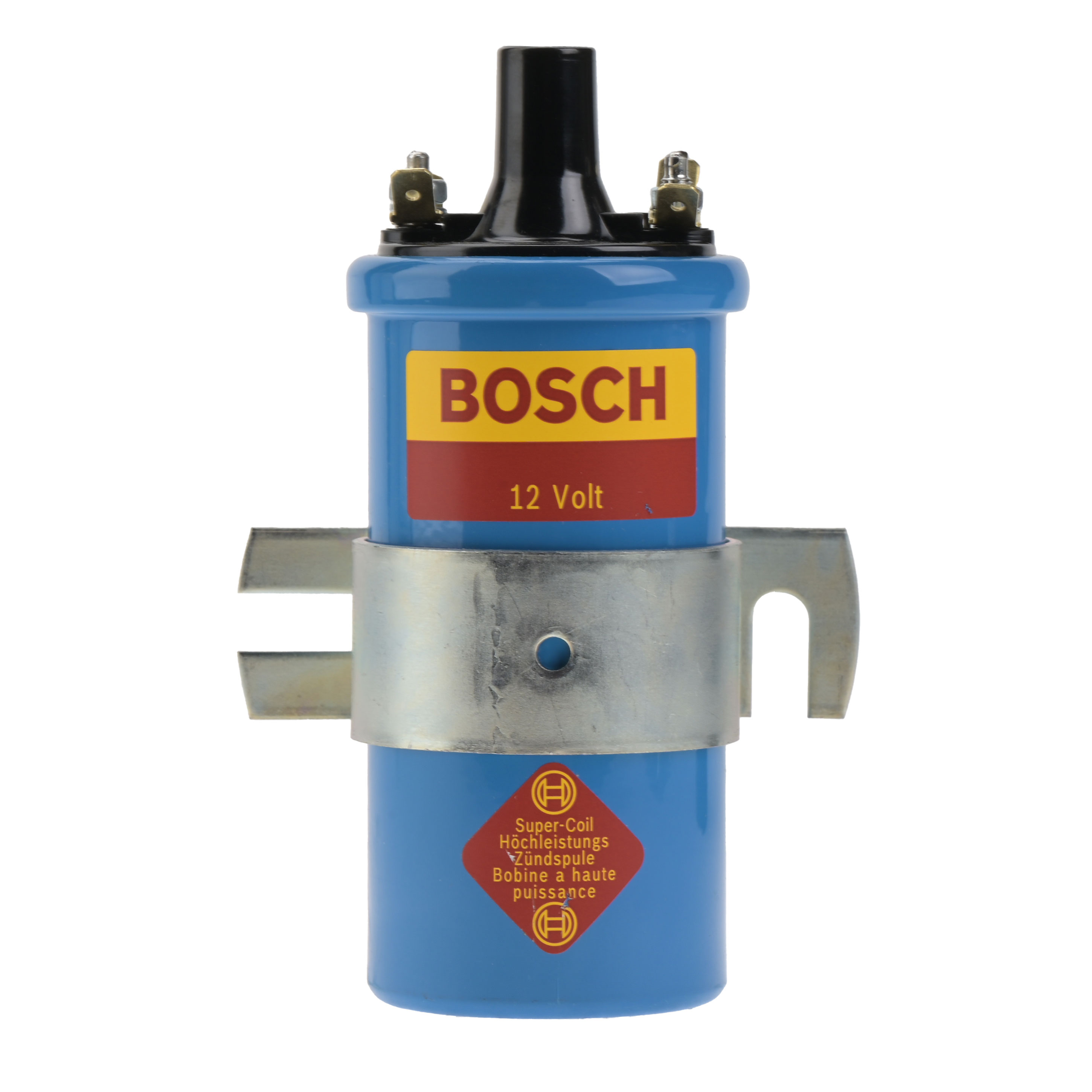 VW 1956-1979 Bosch 12 Volt Ignition Coil with Bracket - 3.0 Ohm - Blue