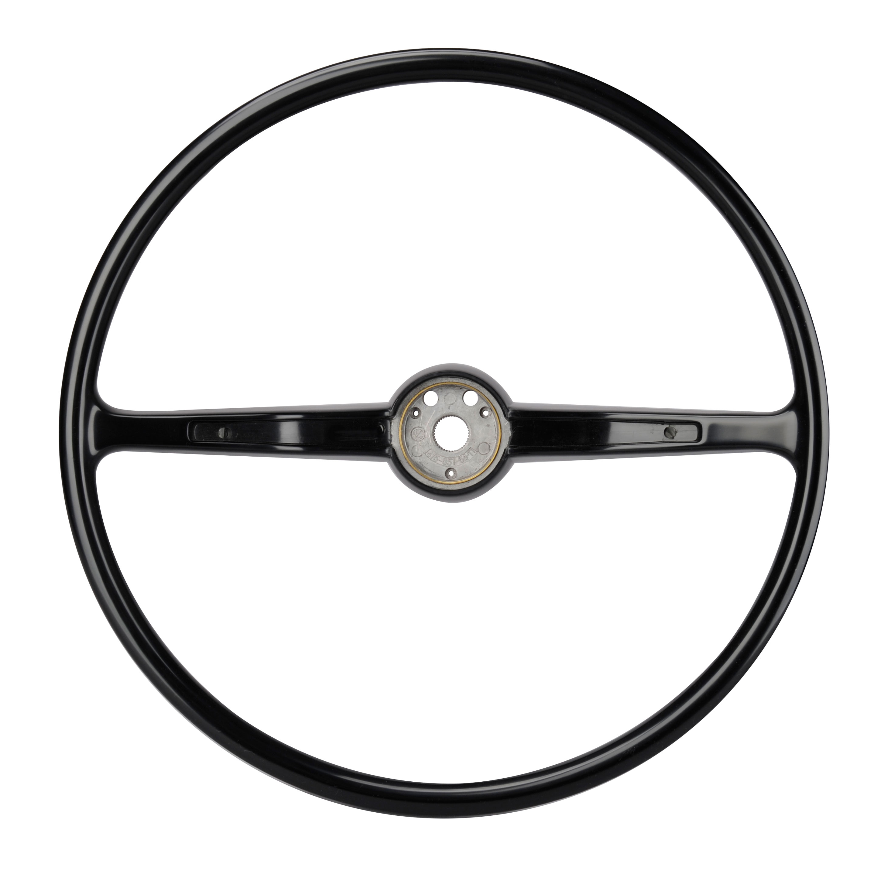 空冷VW / ステアリングホイール 311415651A （60-71） Steering Wheel with Horn Push and D-Ring Ivory Color: 311