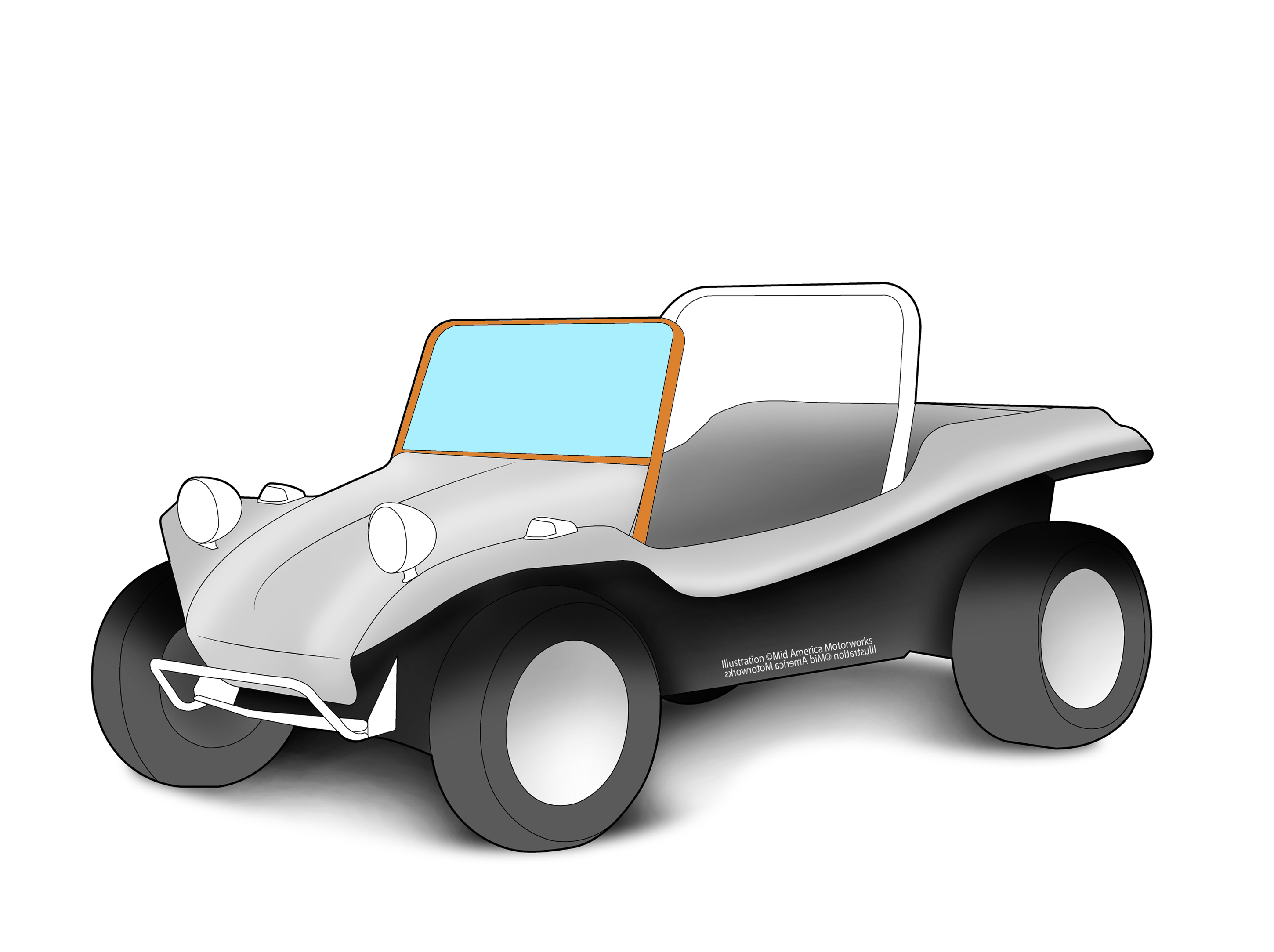 Dune buggy windshield wiper kit deals