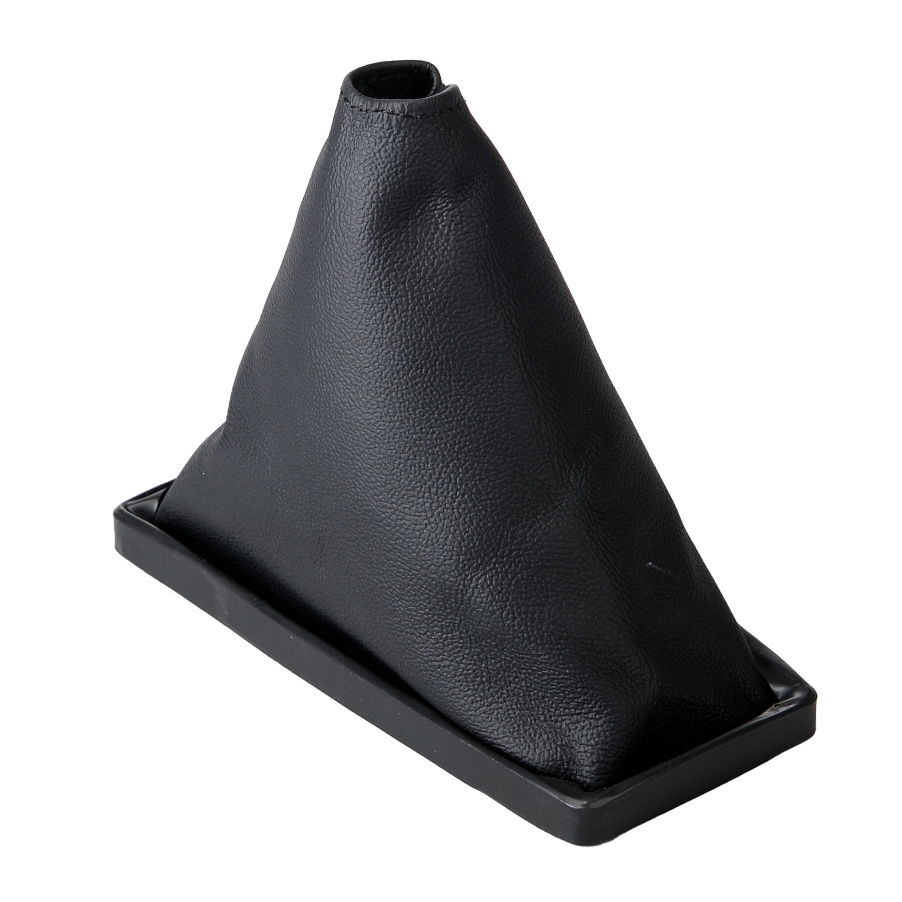 1968-1976 Corvette C3 Shifter Boot 4-Speed Black Leather 3977797