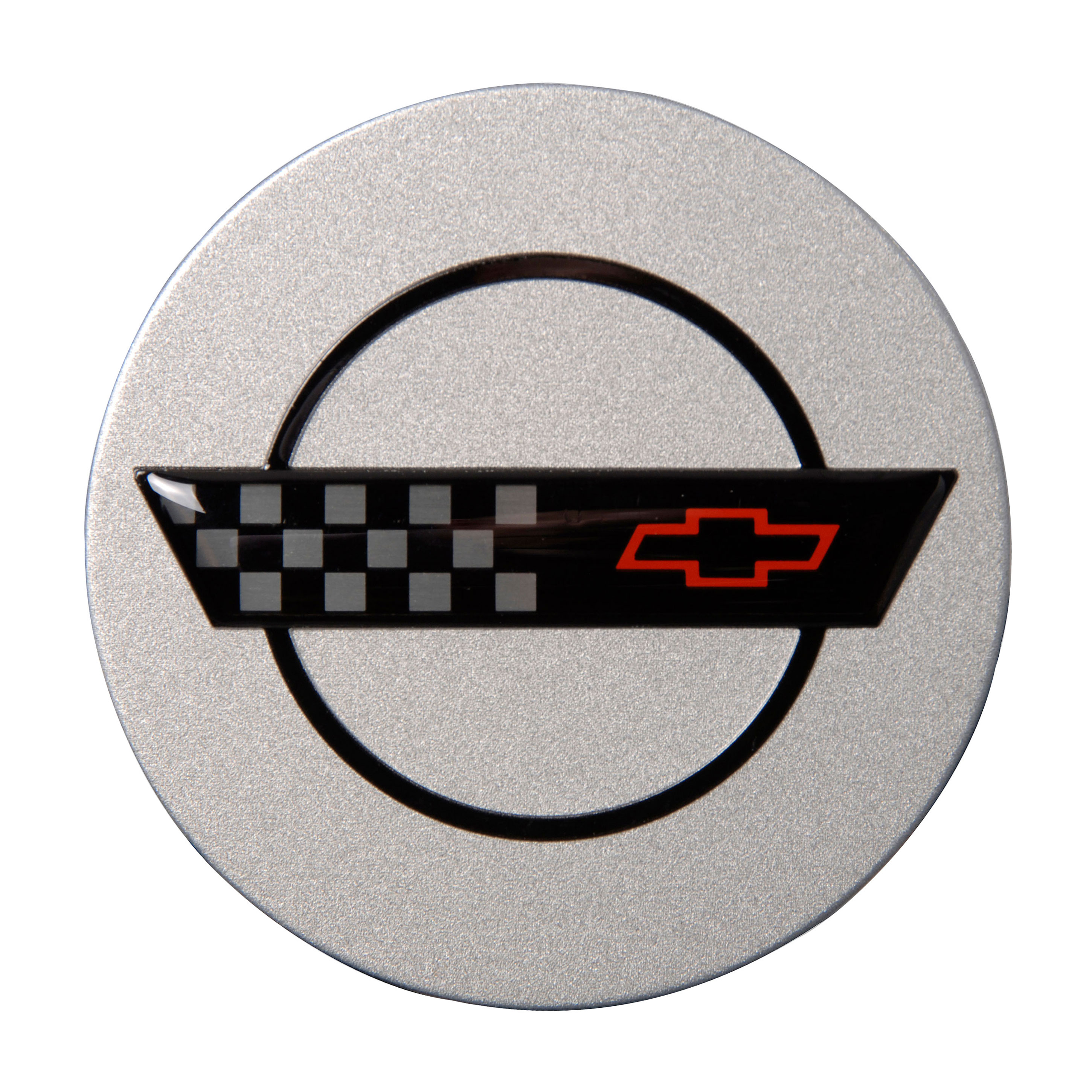 1991-1995 Corvette C4 Wheel Center Cap - Metallic Silver