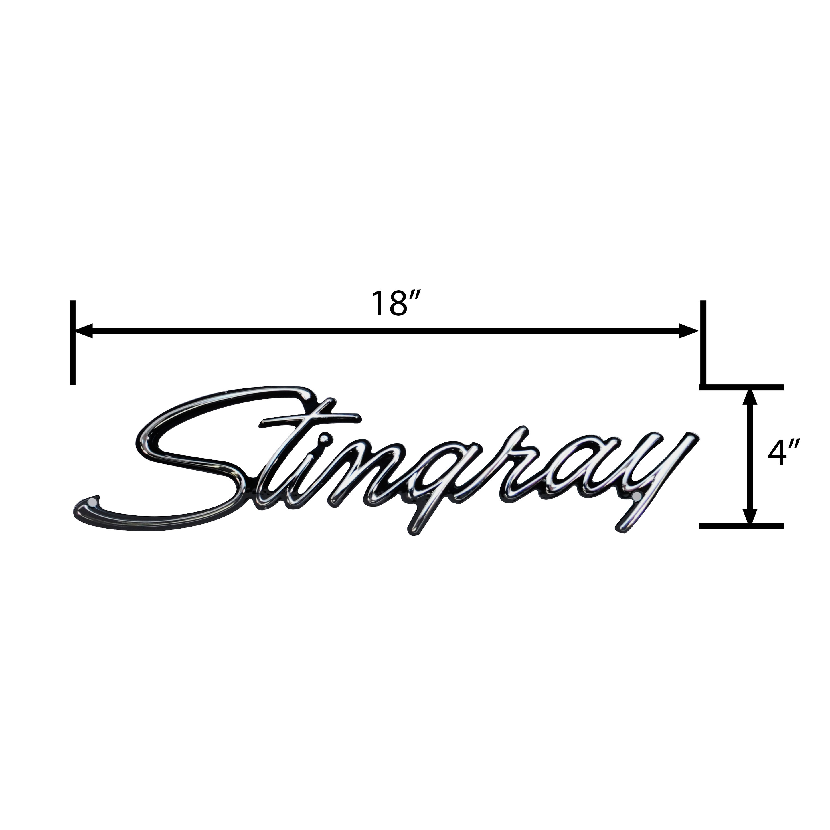 1968-1976 Corvette C3 Stingray Script 18