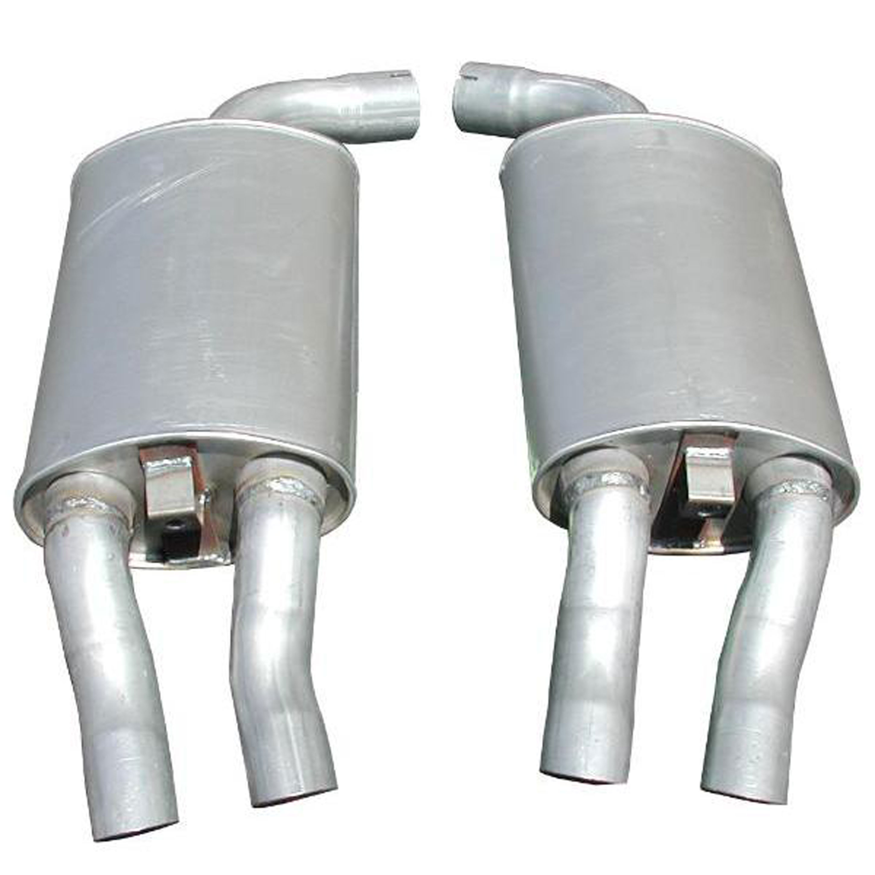 1985-1990 Corvette C4 Mufflers Aluminized Factory OE Style