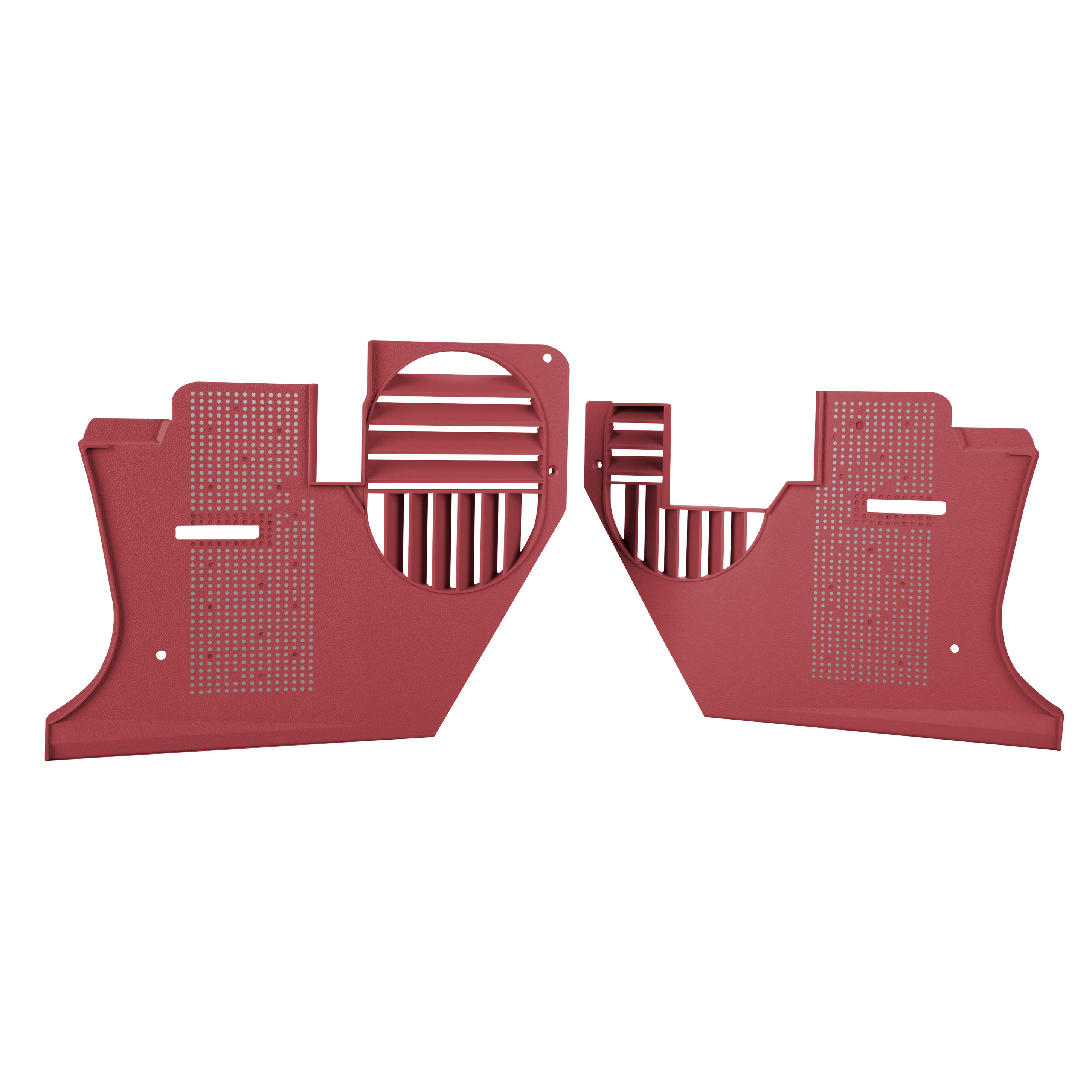 1978-1982 Corvette Front Kick Panels with Vent Pair - 471299,471300