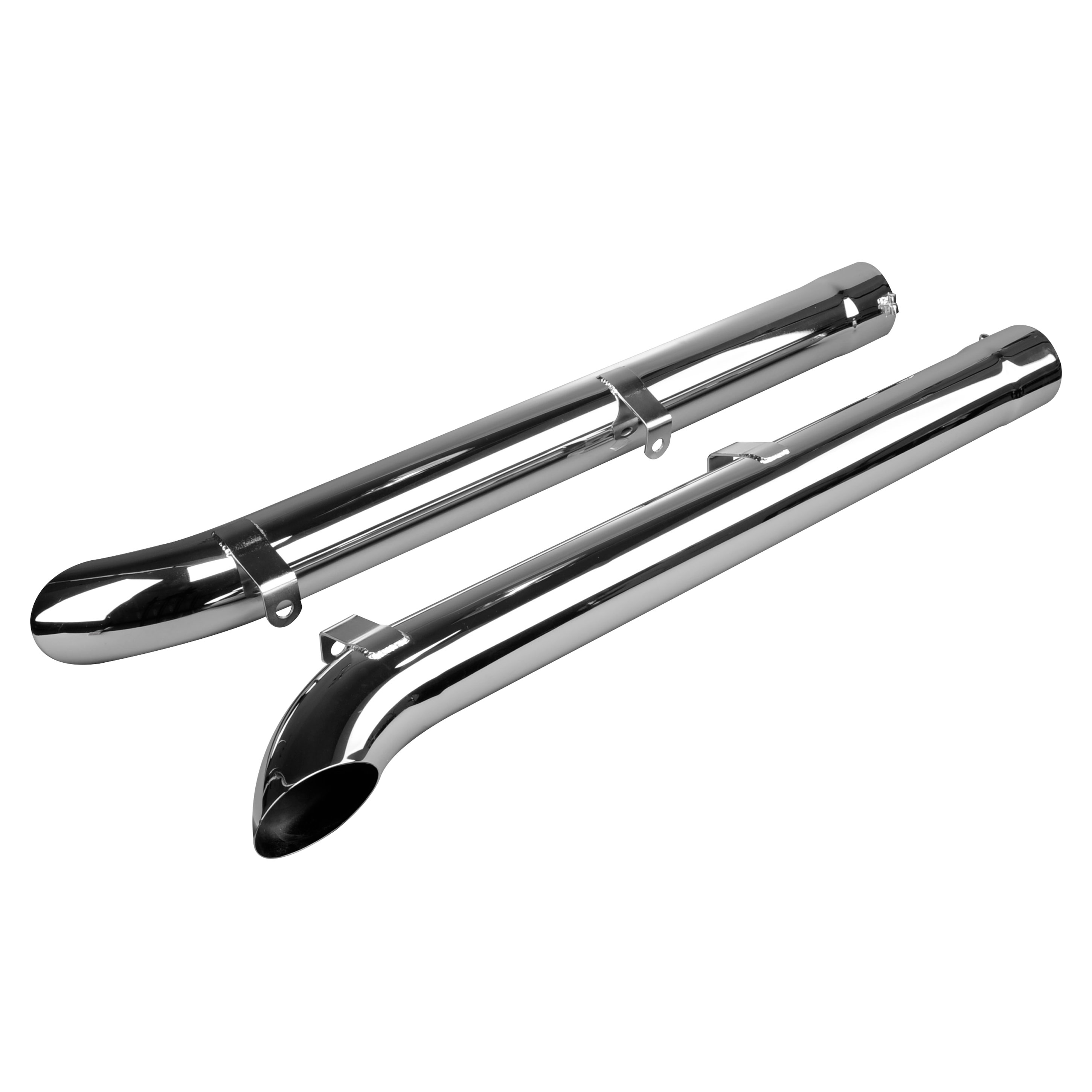 1963-1982 Corvette Hooker Header Side Exhaust Chrome Tubes -