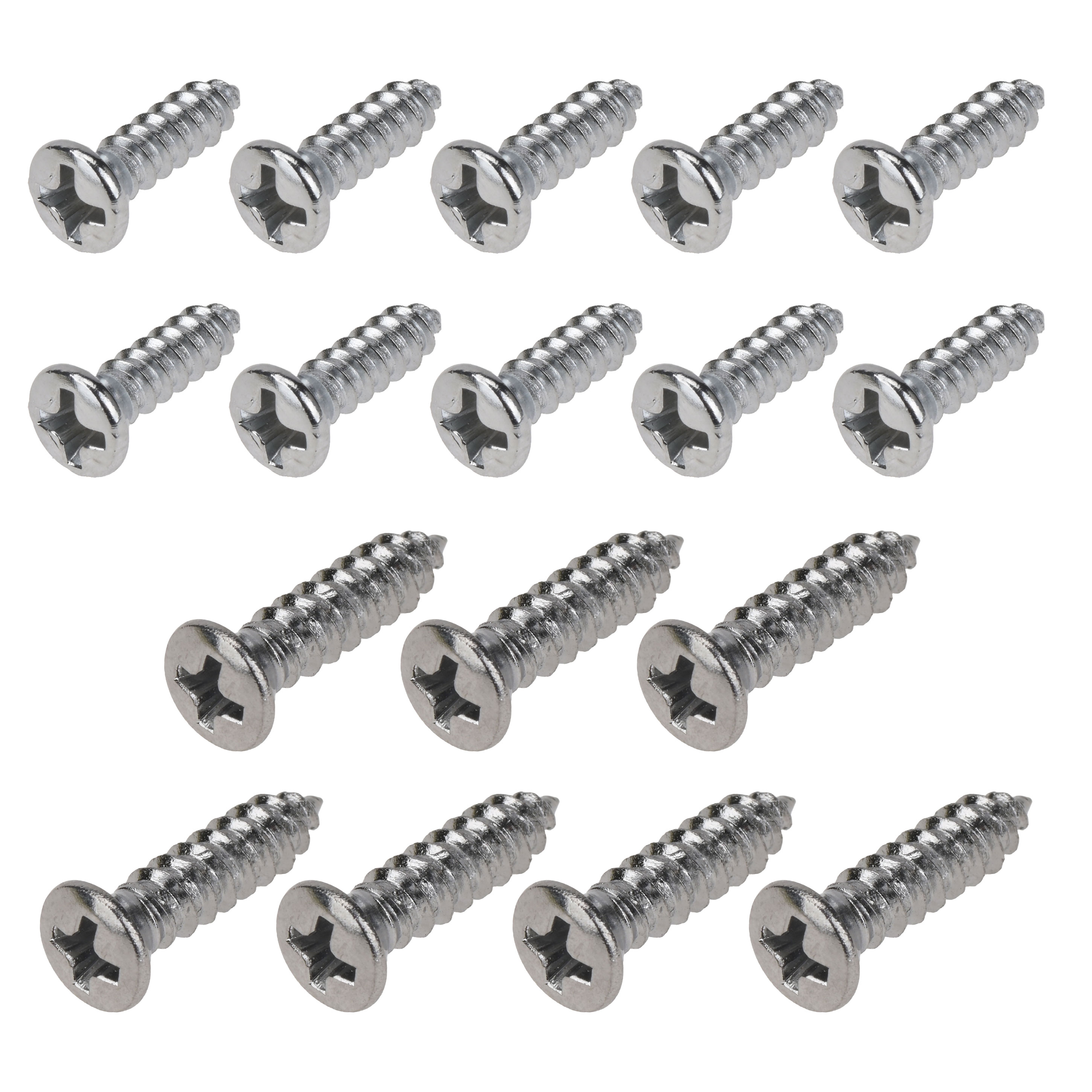 1963 Corvette C2 Shifter Console Fasteners 17 Piece Screw Kit