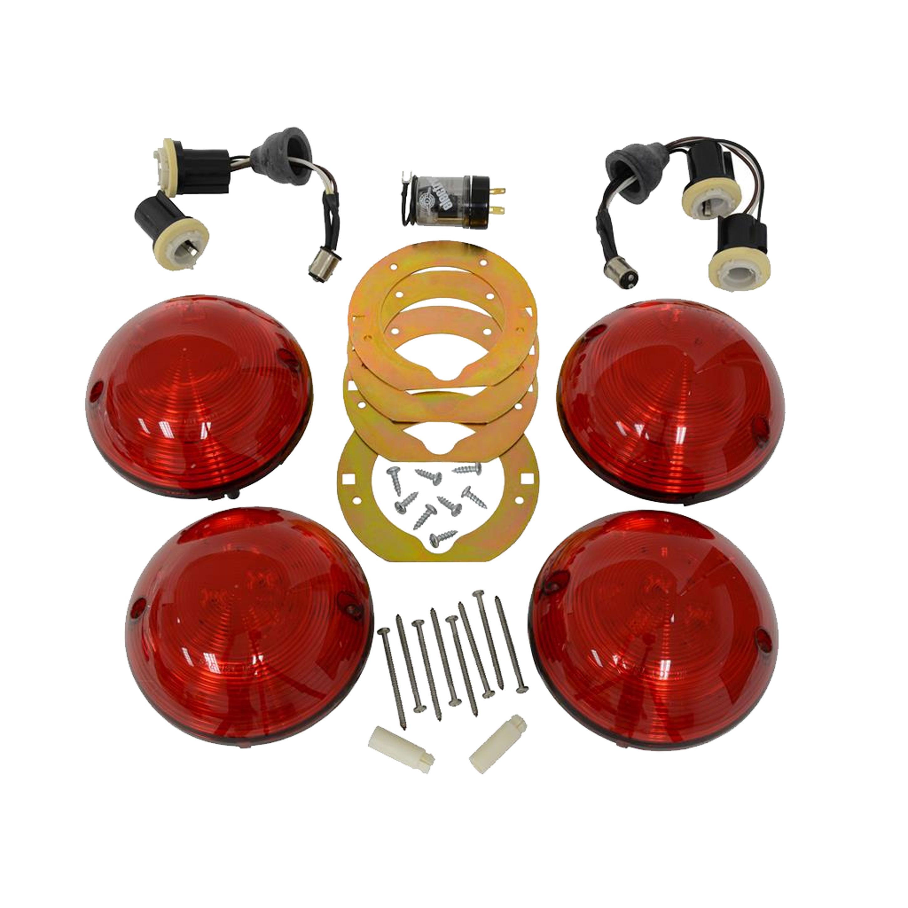 パーツ Corvette 1974-1982 Bubble Taillight Kit Ecklers 1974-1982 Corvette United Pacific Custom Bubble