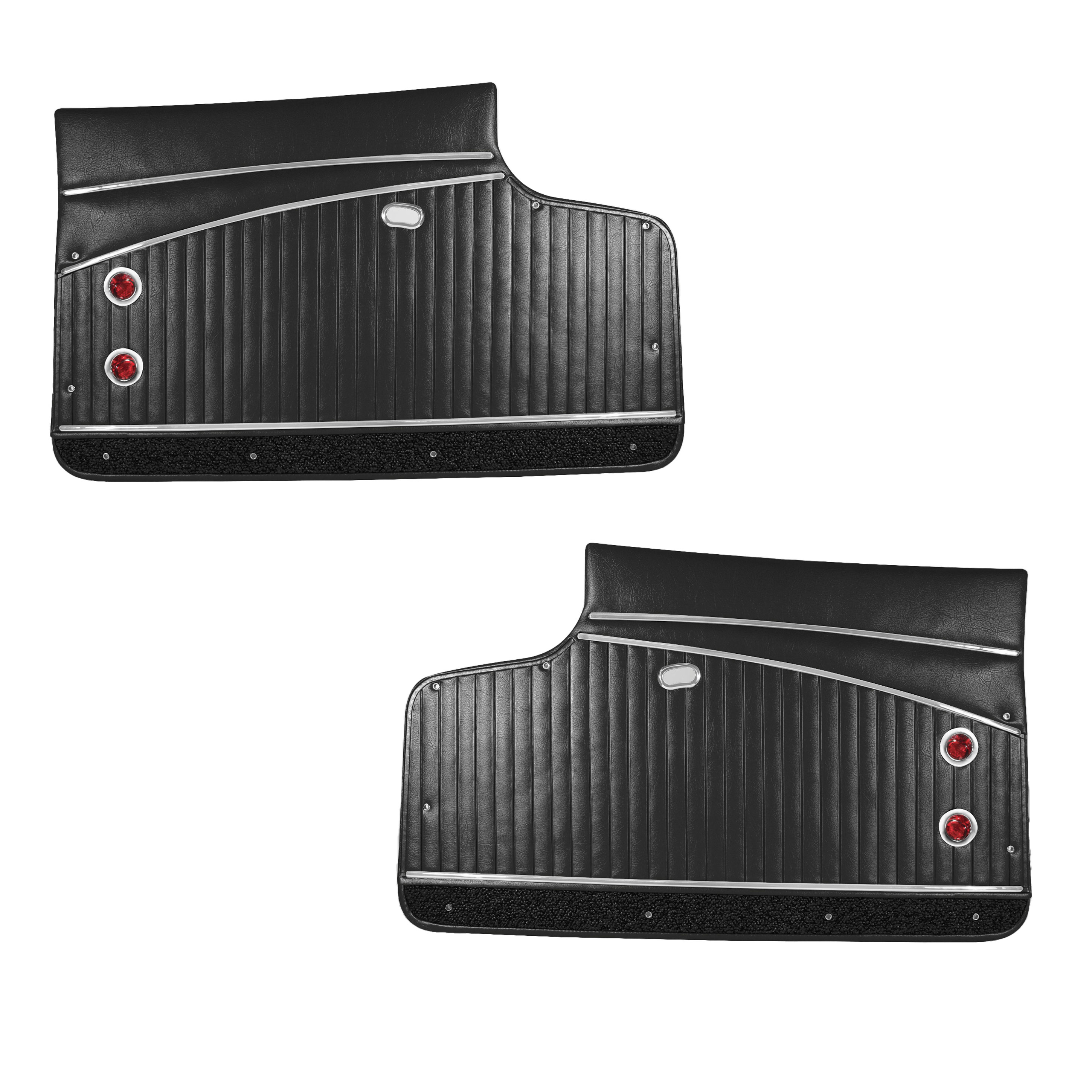 1962 Corvette C1 Door Panels Leather Deluxe Upgrade -