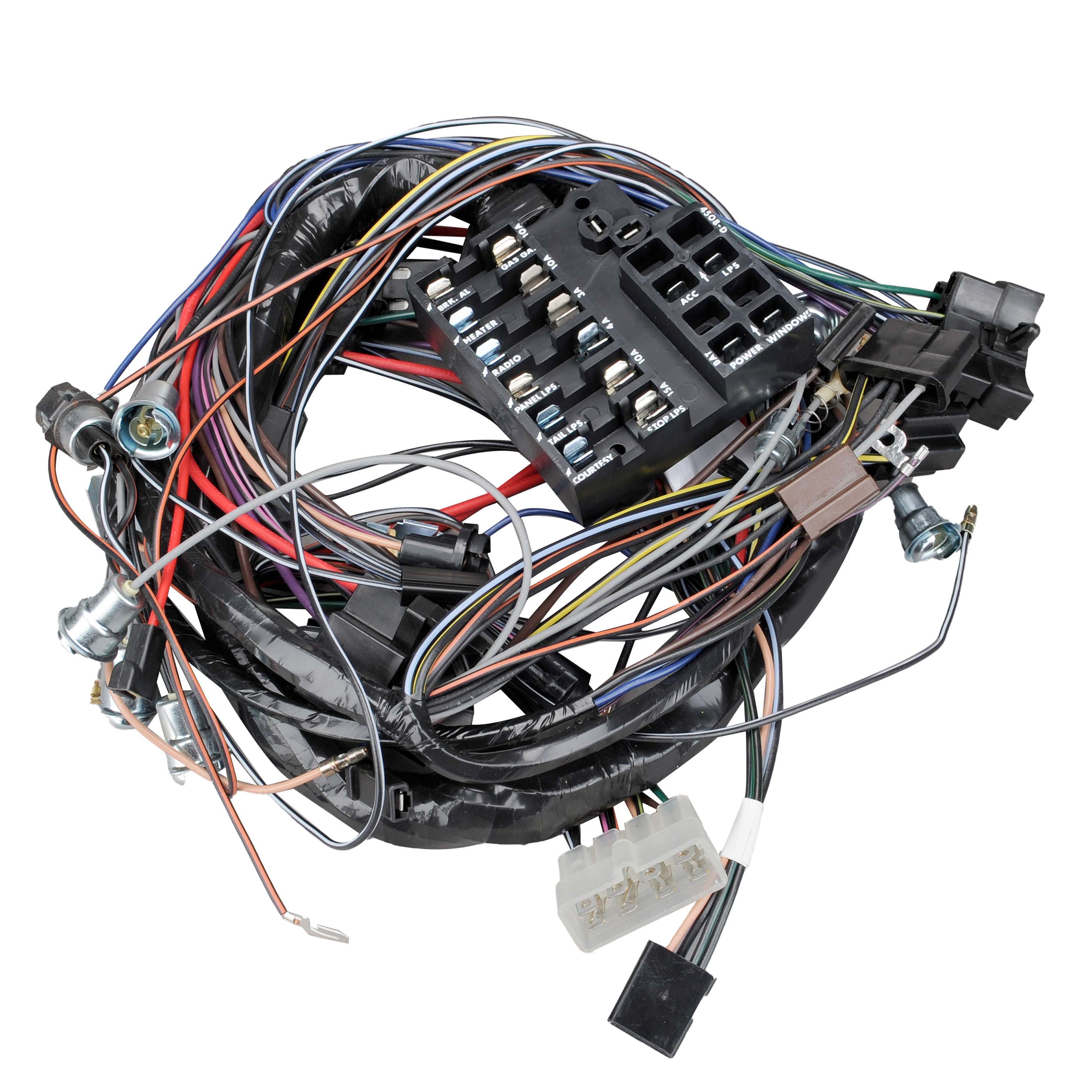 1964 Corvette C2 Dash Wiring Harness without Reverse Lights